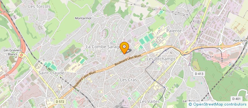 localisation de l'entreprise CITOYENS EN ACTION 25 à BESANCON