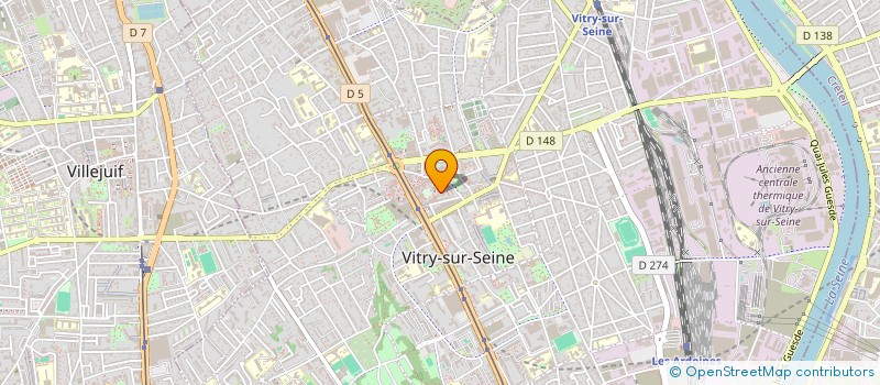 localisation de l'entreprise CITOYENS INSTRUITS ET DECREDITES (CID) à VITRY-SUR-SEINE