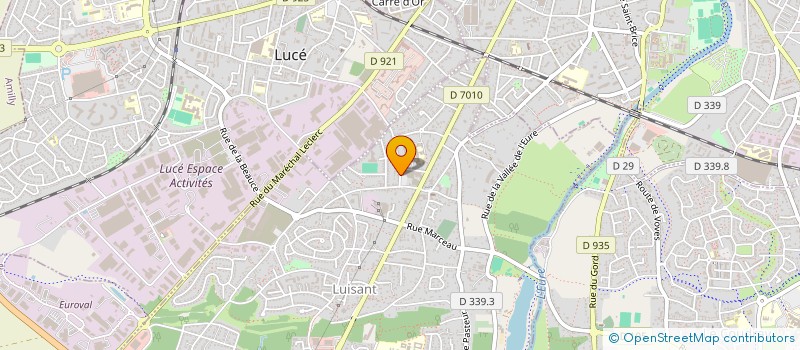 localisation de l'entreprise CITOYENS POUR LE CLIMAT 28 à LUISANT