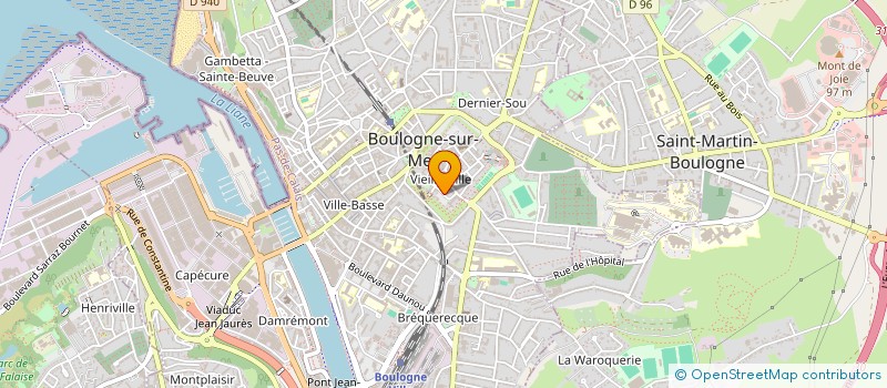 localisation de l'entreprise CITOYENS SANS FRONTIERES à BOULOGNE-SUR-MER