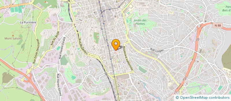 localisation de l'entreprise CITOYENS SOLIDAIRES 42  SAINT-ETIENNE