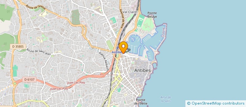localisation de l'entreprise CITP INTERNA TRAIT PSORIASIS à ANTIBES