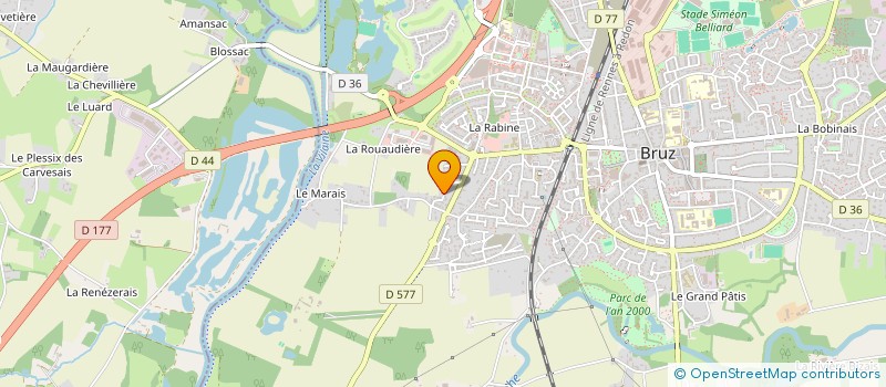 localisation de l'entreprise CITRA  BRUZ