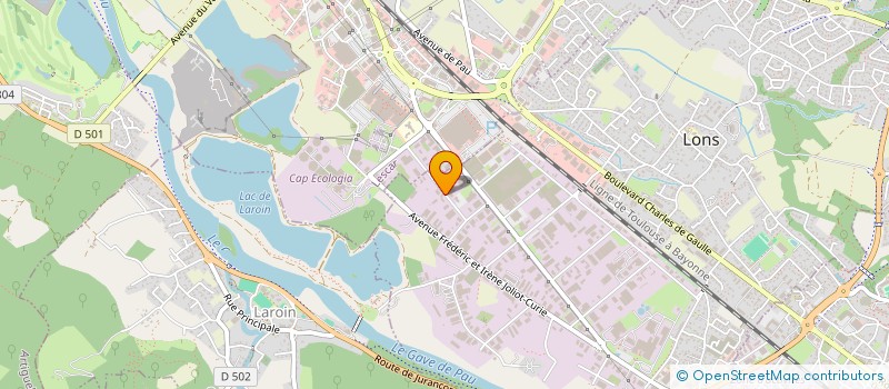 localisation de l'entreprise CITRAM PYRENEES  LONS