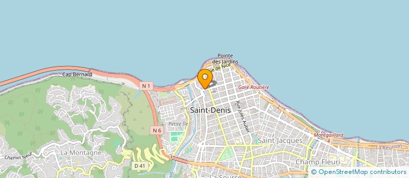 localisation de l'entreprise CITRINE à SAINT-DENIS