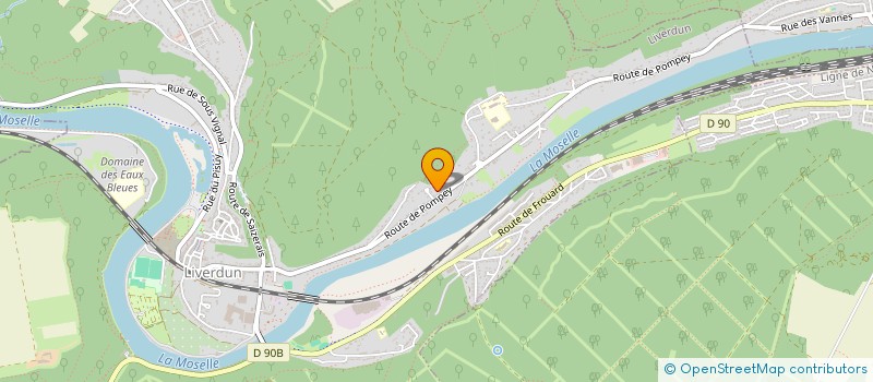 localisation de l'entreprise CITRINE  LIVERDUN