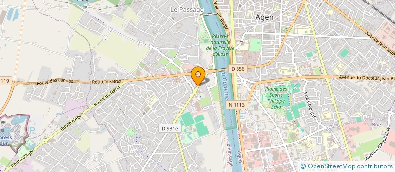 localisation de l'entreprise CITRON à LE PASSAGE
