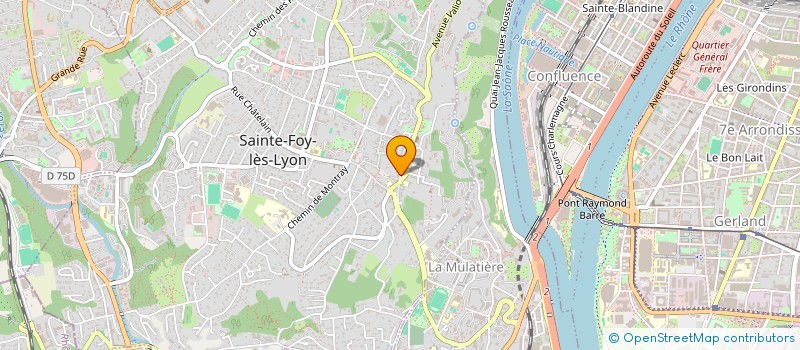 localisation de l'entreprise CITRON AND CO  SAINTE-FOY-LES-LYON