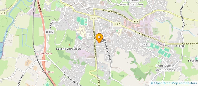 localisation de l'entreprise CITRON D'OR VIDEO  AVRANCHES