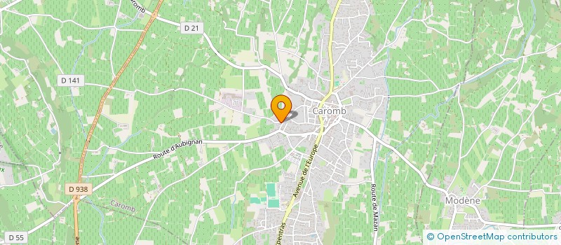 localisation de l'entreprise CITRON ET CARAMEL  CAROMB