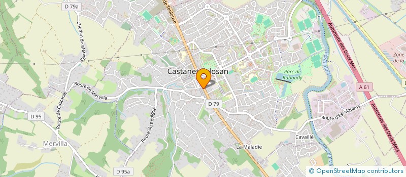 localisation de l'entreprise CITRON&GRENADE à CASTANET-TOLOSAN