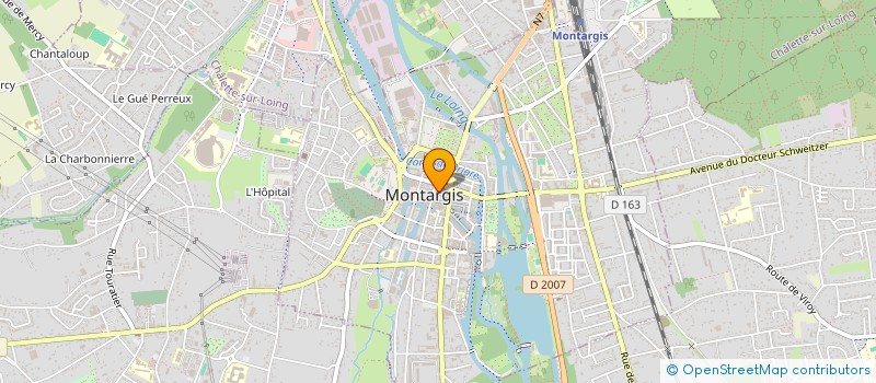 localisation de l'entreprise CITRON VERT  MONTARGIS