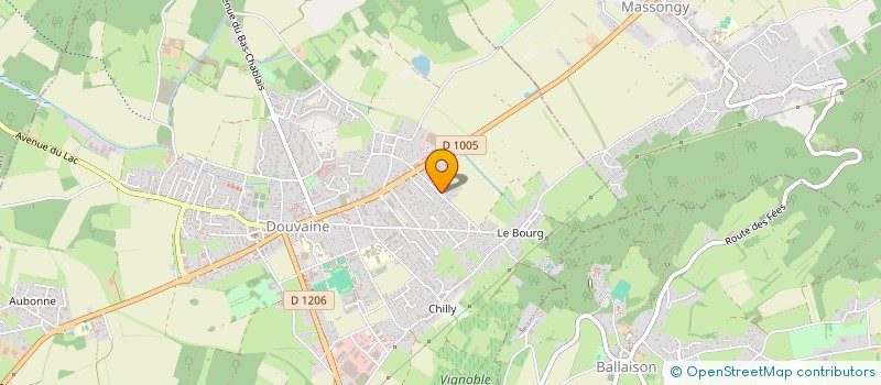 localisation de l'entreprise CITRON VERT  DOUVAINE