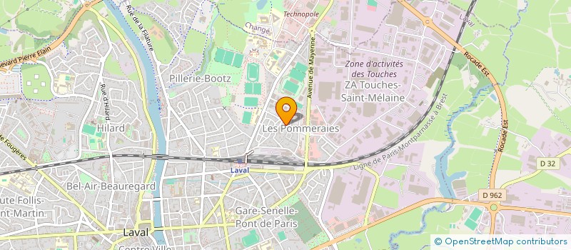localisation de l'entreprise CITRONNELLE 53 à LAVAL