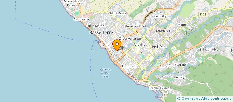 localisation de l'entreprise CITRONNELLE LA FLEUR à BASSE-TERRE