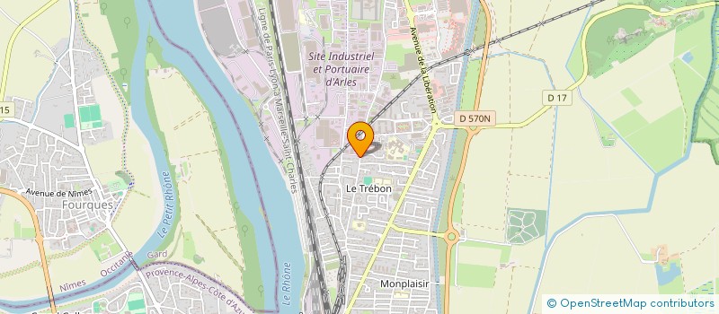 localisation de l'entreprise CITROUILLE ET RATATOUILLE PRIMEURS  ARLES