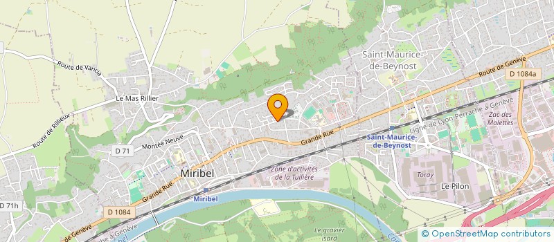 localisation de l'entreprise CITRUM  MIRIBEL