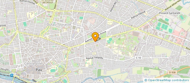 localisation de l'entreprise CITRUS à PAU