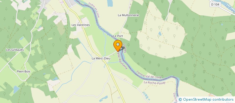 localisation de l'entreprise CITRUS SAS  LA ROCHE-POSAY