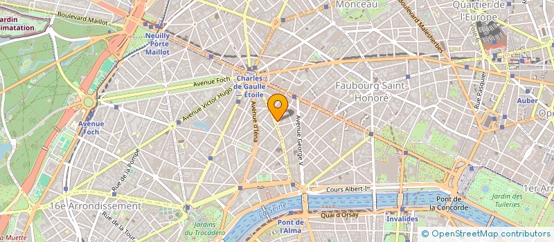 localisation de l'entreprise CITS V SERVICE (FRANCE) à NEUILLY-SUR-SEINE