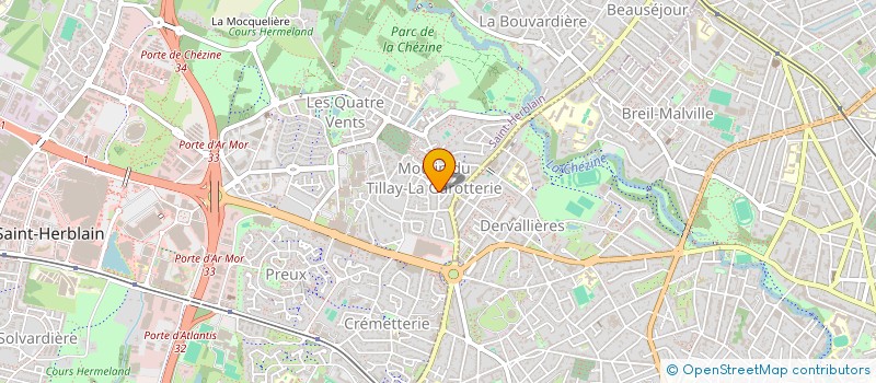 localisation de l'entreprise CITTE CLAES 1  SAINT-HERBLAIN