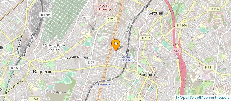 localisation de l'entreprise CITTI FRANCOIS à CACHAN