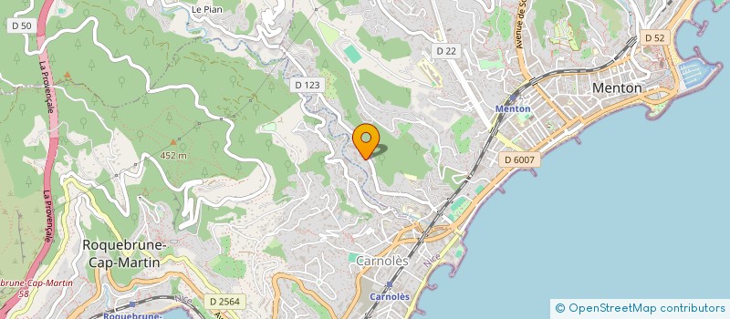 localisation de l'entreprise CITY à MENTON