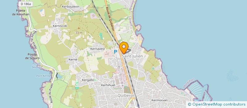 localisation de l'entreprise CITY  CLOHARS-CARNOET