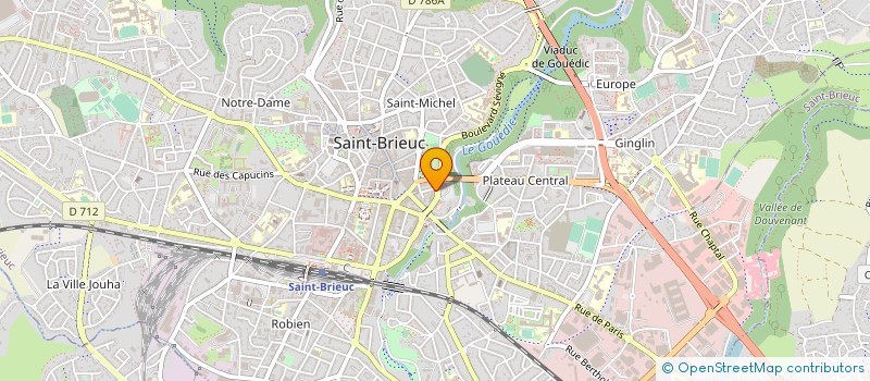 localisation de l'entreprise CITY à SAINT-BRIEUC