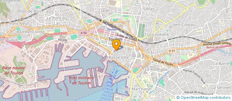localisation de l'entreprise CITY 48 à TOULON