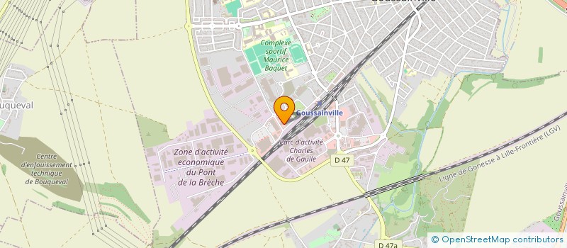 localisation de l'entreprise CITY  GOUSSAINVILLE