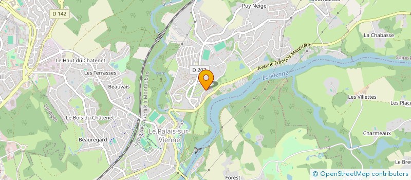localisation de l'entreprise CITY ACT à LE PALAIS SUR VIENNE