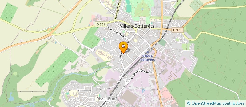 localisation de l'entreprise CITY BALL  VILLERS-COTTERETS