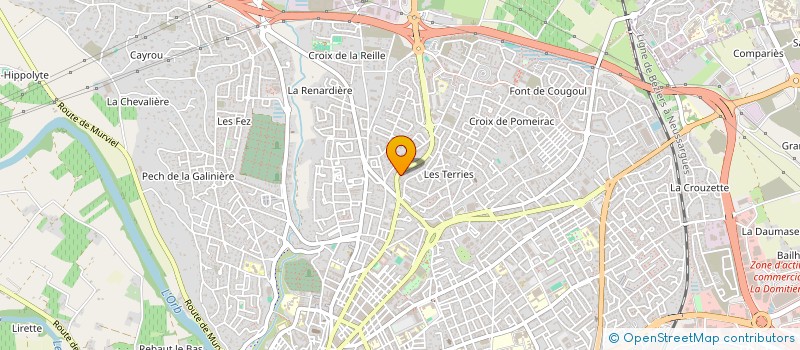 localisation de l'entreprise CITY BIKE 34  BEZIERS