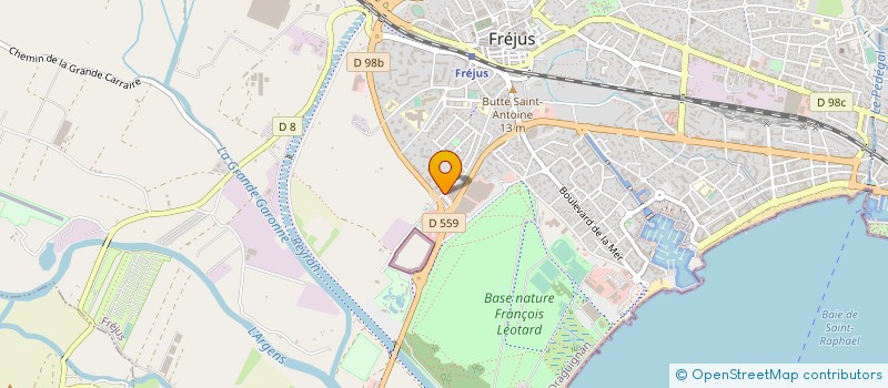 localisation de l'entreprise CITY CAB'S CAFE à FREJUS