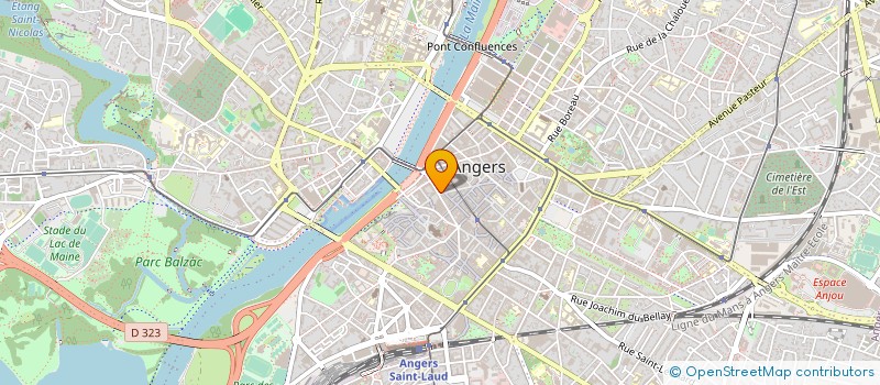 localisation de l'entreprise CITY CASH ANGERS à ANGERS