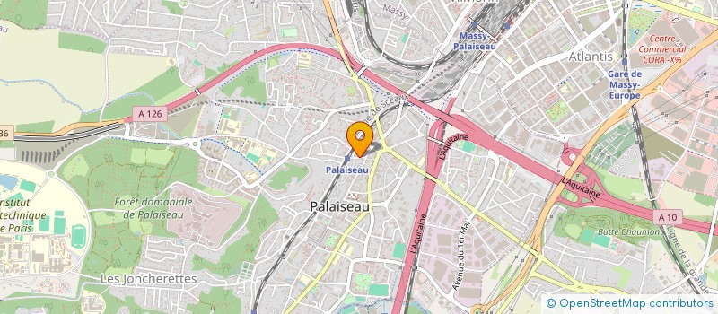 localisation de l'entreprise CITY CENTER PALAISEAU à PALAISEAU