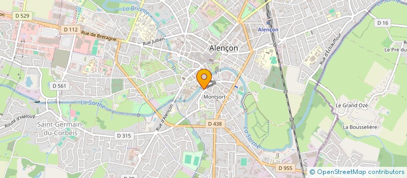 localisation de l'entreprise CITY CLEAN à ALENCON
