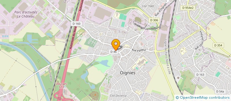 localisation de l'entreprise CITY COIFF S  OIGNIES