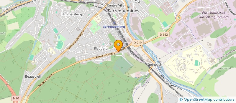 localisation de l'entreprise CITY COMMUNICATION à SARREGUEMINES
