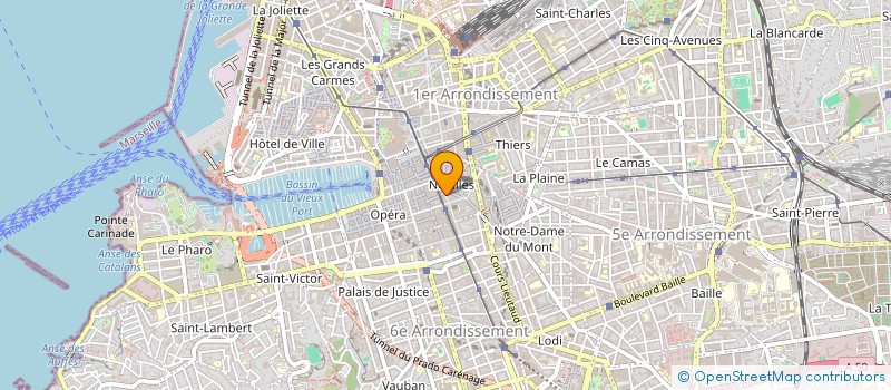 localisation de l'entreprise CITY CONSTRUCTIONS à MARSEILLE