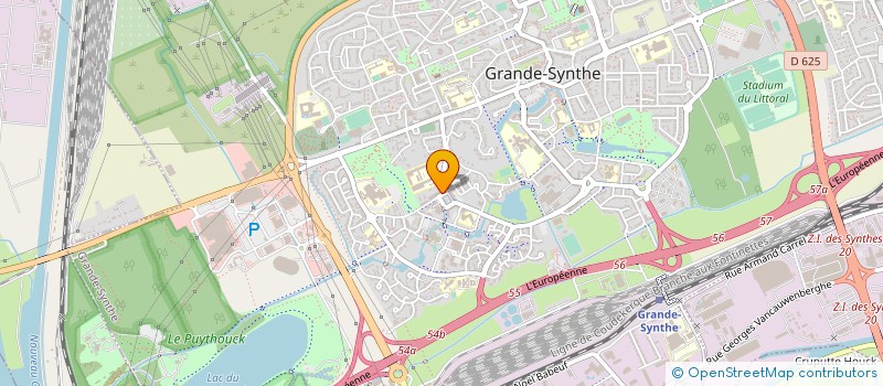 localisation de l'entreprise CITY COURGHAIN à GRANDE-SYNTHE