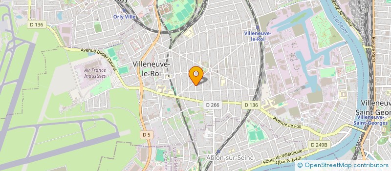 localisation de l'entreprise CITY COURSES TOURISME SERVICE à VILLENEUVE-LE-ROI