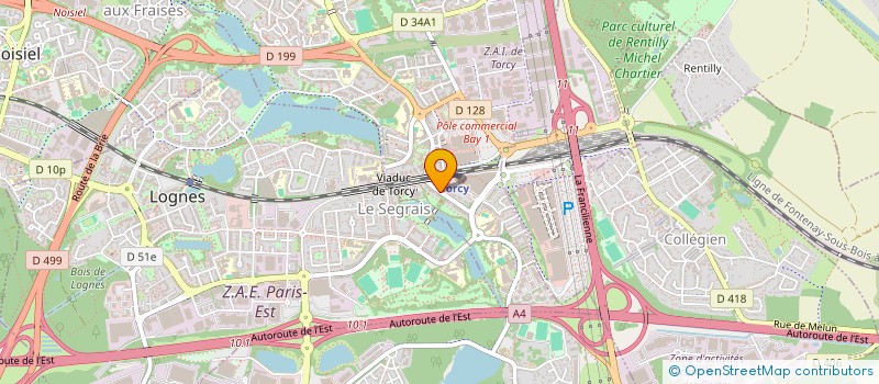 localisation de l'entreprise CITY ELEC à TORCY