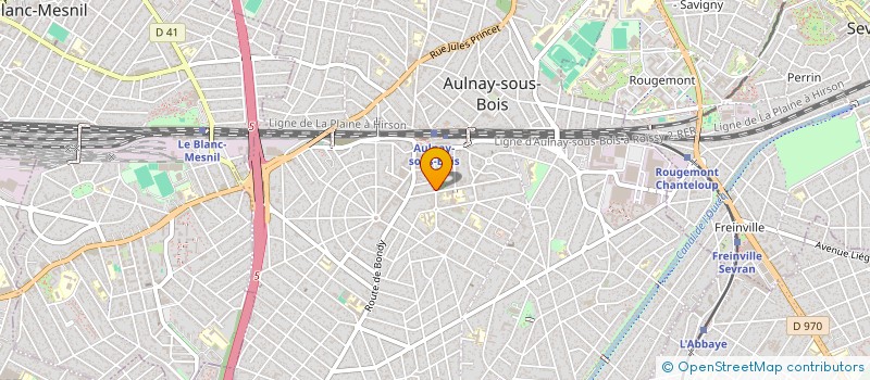 localisation de l'entreprise CITY ELEC à AULNAY-SOUS-BOIS