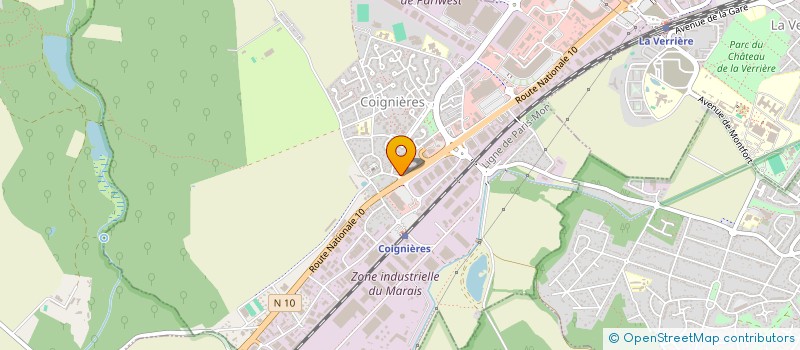 localisation de l'entreprise CITY FOOD à COIGNIERES