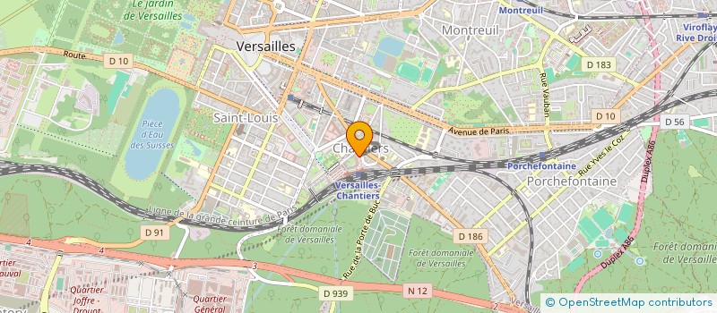 localisation de l'entreprise CITY GC - HERVE à VERSAILLES