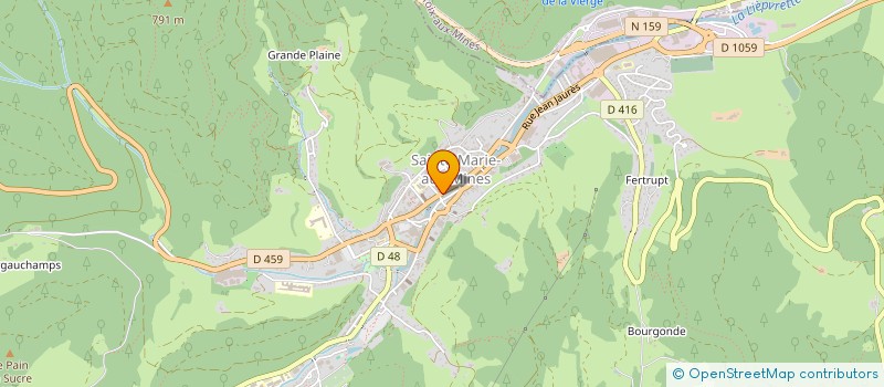 localisation de l'entreprise CITY GRILL  SAINTE-MARIE-AUX-MINES