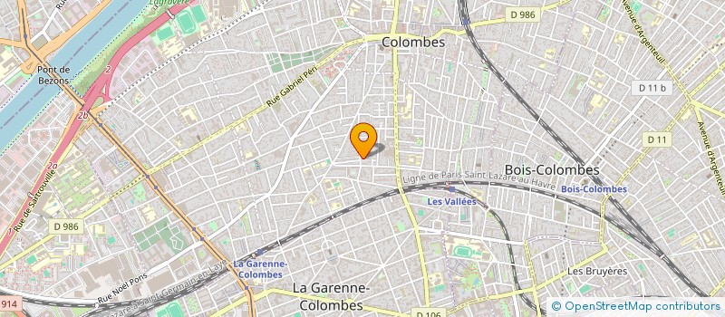 localisation de l'entreprise CITY IMMO à COLOMBES