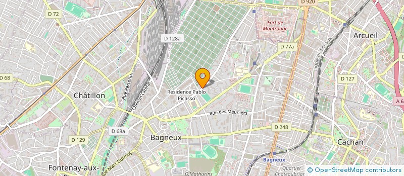 localisation de l'entreprise CITY LAUNDRY à BAGNEUX
